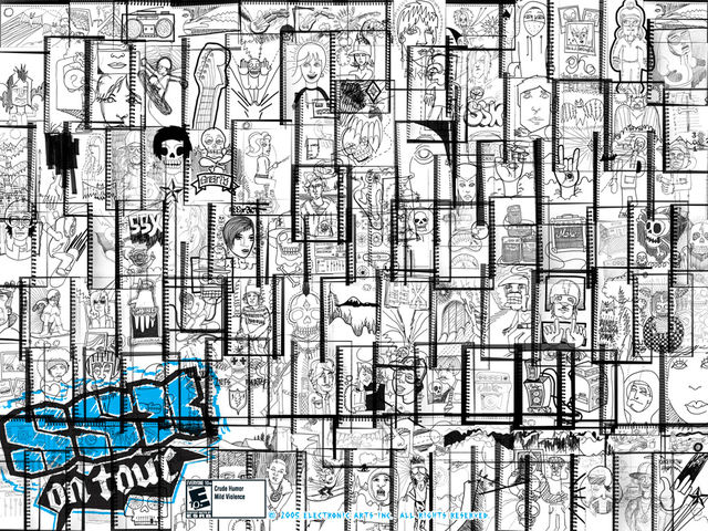 SSX On Tour title screen for Xbox
